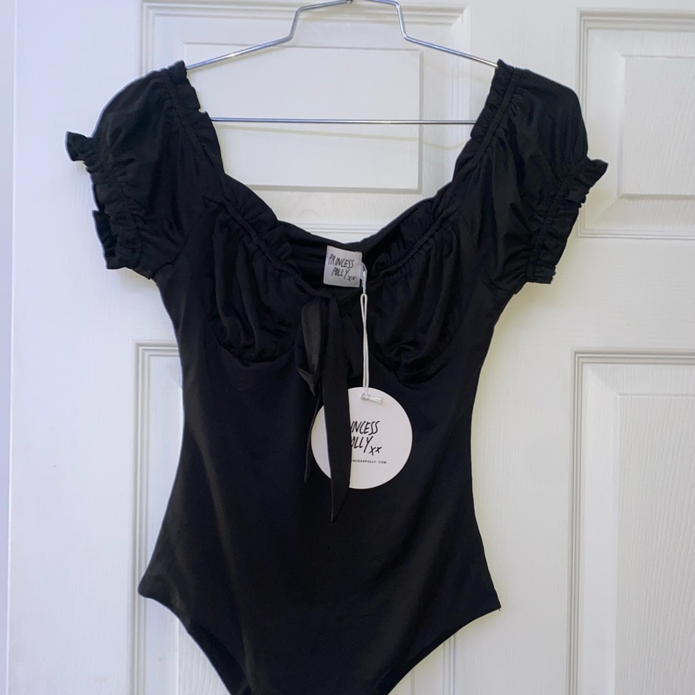 Princess Polly Medina Black Bodysuit